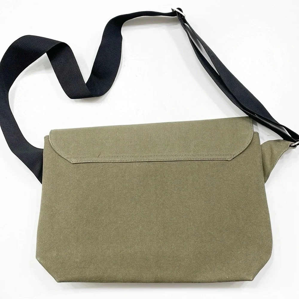 Desser Tire & Rubber olive green messenger bag